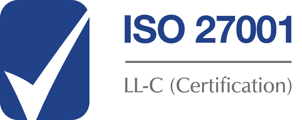 Logo certificazione ISO 27001